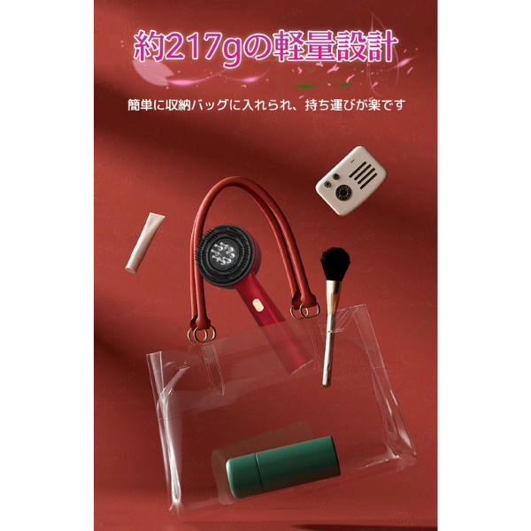 All Nippon™ ScalpWave 電気発毛ブラシ 赤外線ライトマシン付き ツボ頭皮マッサージ 抗脱毛運動 ヘアスクラバー コーム