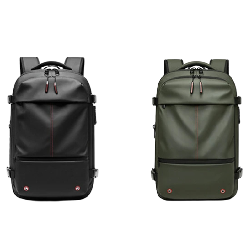 ポンプ不要・真空圧縮 大容量 防水ビジネスバックパック|出張・旅行対応