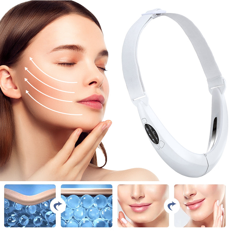 All Nippon™ 切らないフェイスリフト!✨ LEDと振動テクノロジーでたるみをケアし、フェイスラインを引き締める。