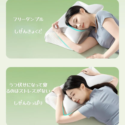 All Nippon™首サポート枕｜痛みケア×快眠設計のコンツア頚椎枕 2 in 1